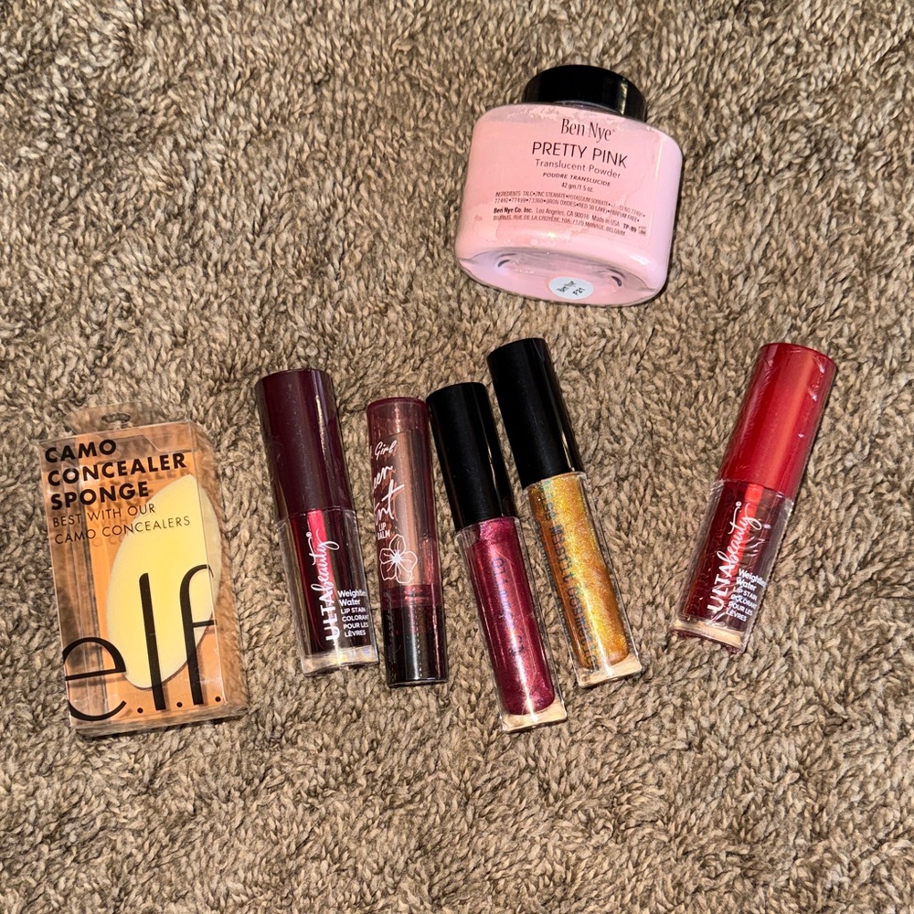 Ben Nye Pretty Pink and Lip Collection all bnib